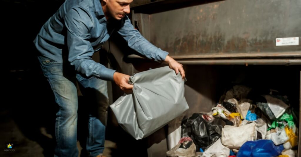Remove the Bag from the Compactor