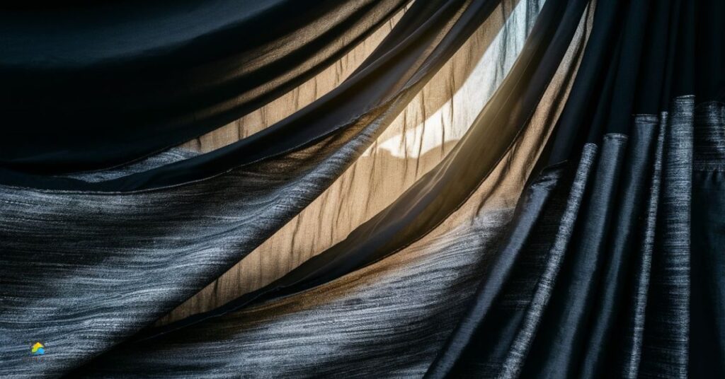 Black/Gray Curtain