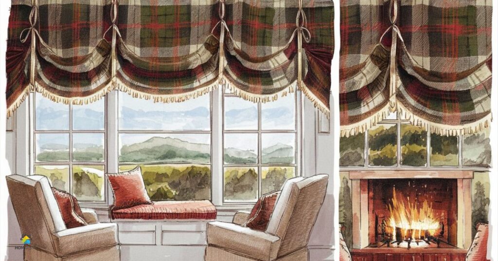 Check/Plaid Valance