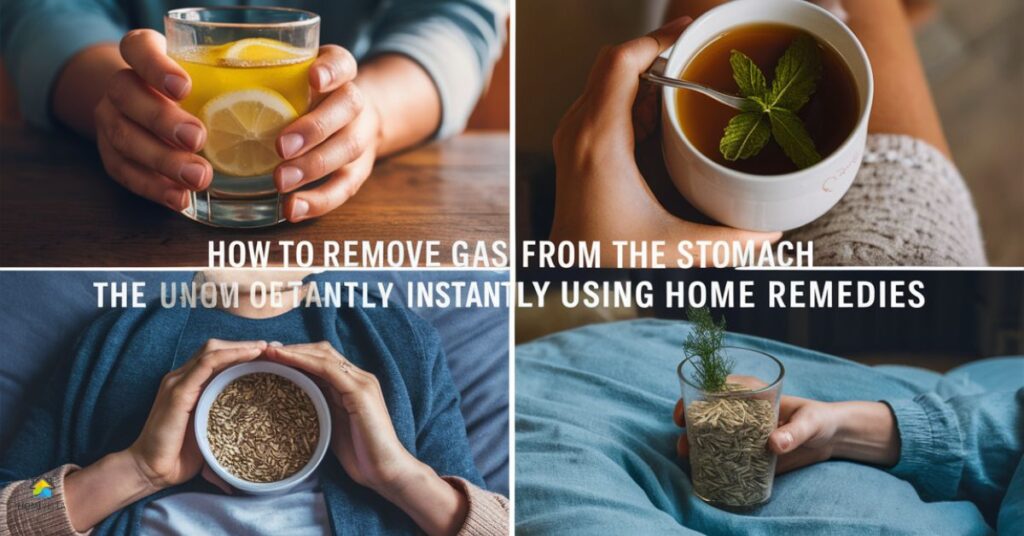 How To Remove Gas From Stomach Instantly Home Remedies