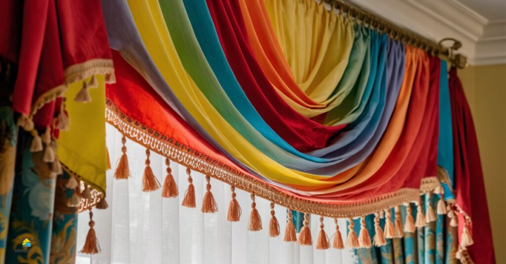 Multi Color Valance