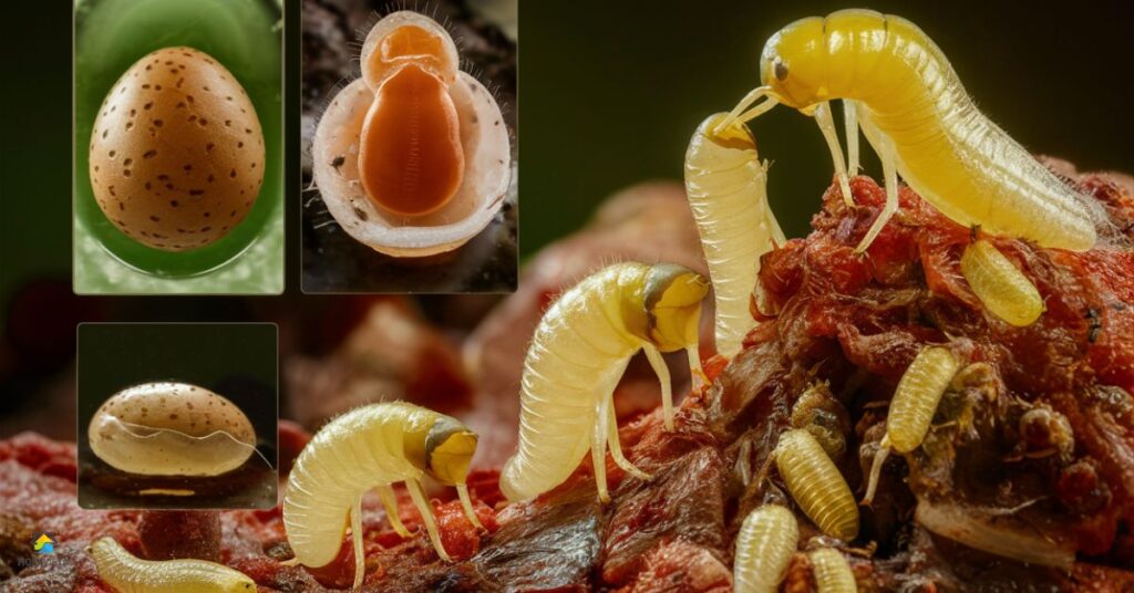 The Life Cycle of Maggots