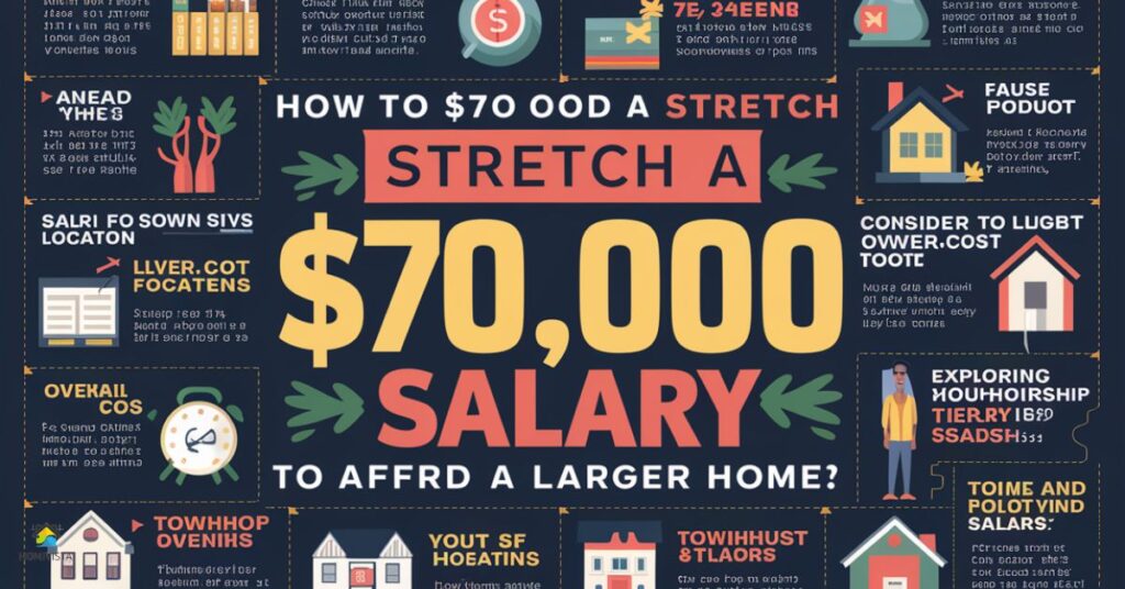 Tips to afford more house on a $70,000 salary