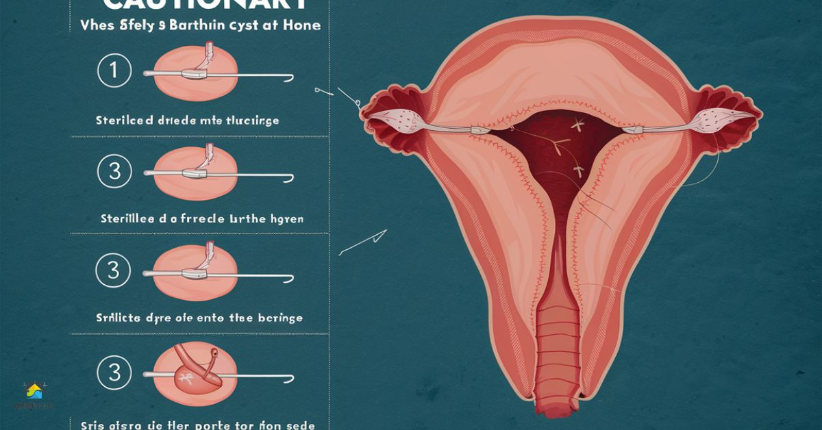 how to burst a bartholin cyst at home