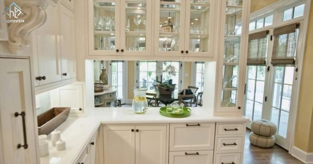 How to Decorate Glass Kitchen Cabinets