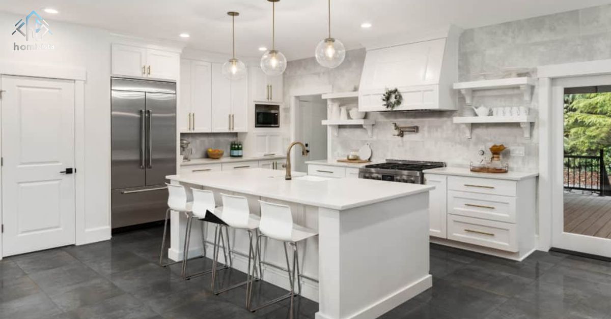 What Color Cabinets With Grey Floors