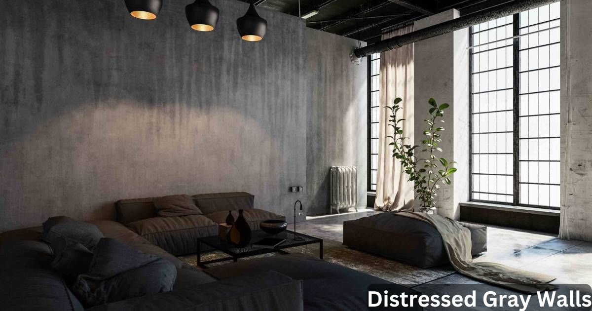 Distressed Gray Walls